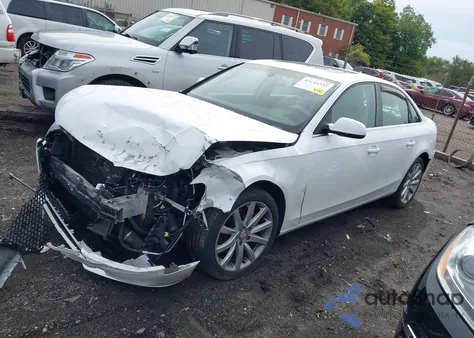 2013 Audi A4 2.0T Premium из США, поврежденный, VIN WAUFFAFL8DN014508